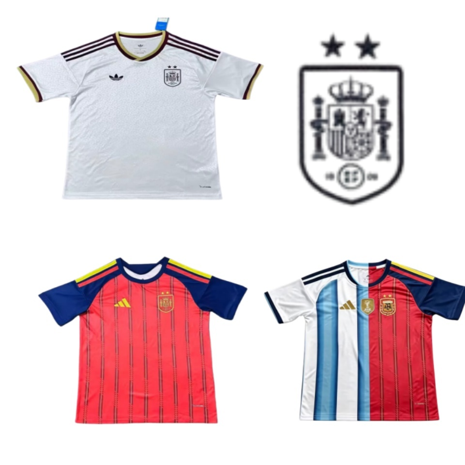 2 stars Fan edition size S-4XL 2026 2027 Spain Jerseys 2026 Spain Football Shirt Jerseys shirt jersey