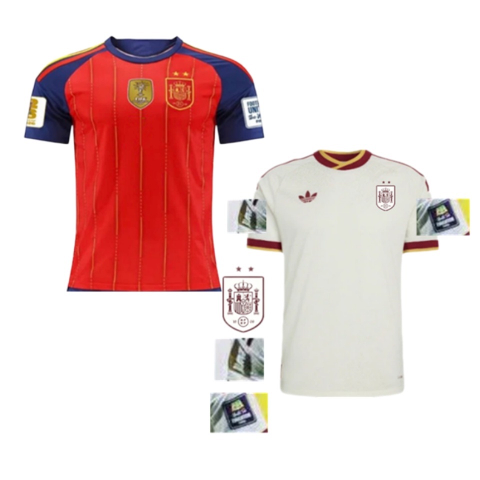 2 stars Fan edition size S-4XL 2026 2027 Spain Jerseys 2026 Spain Football Shirt Jerseys shirt jersey