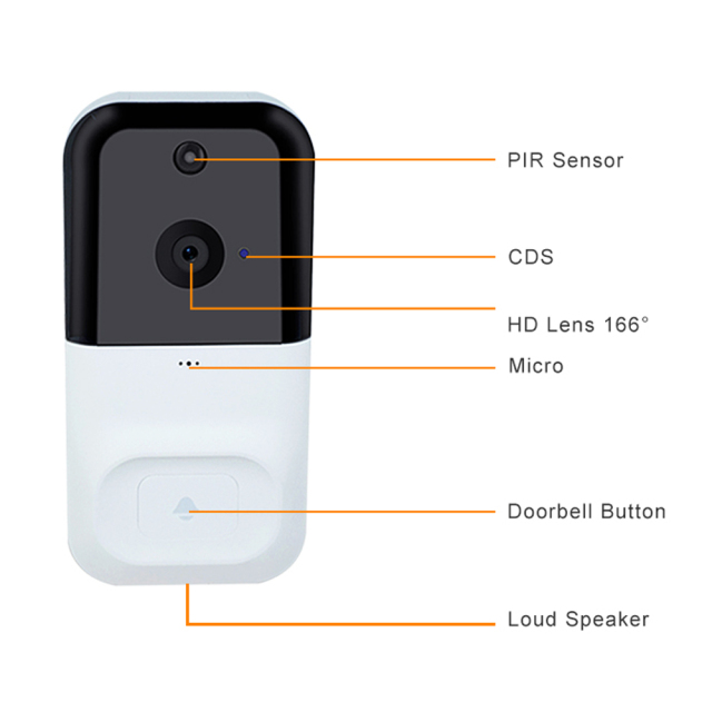 TM-VD1 Low Power Battery Wifi Door Bell