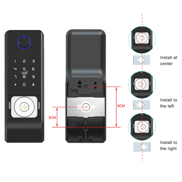 TL20 Smart TUYA Fingerprint Door Lock