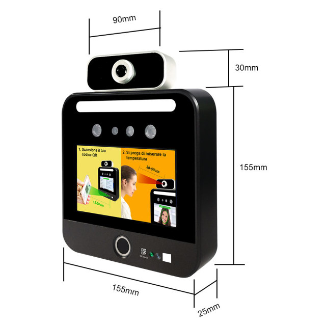 TM-GP05L EU digital green pass qr code+Temperature Detection Face Recognition Terminal