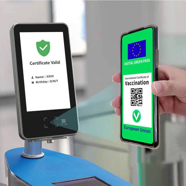 TM-GPLite EU digital green pass qr code scanner