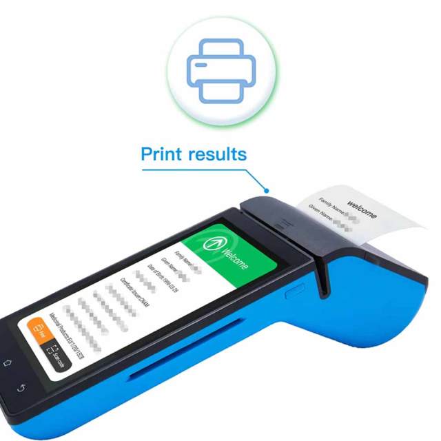 TM-GP09 EU digital green pass qr code scanner