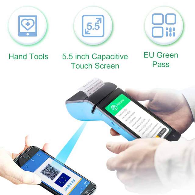 TM-GP09 EU digital green pass qr code scanner