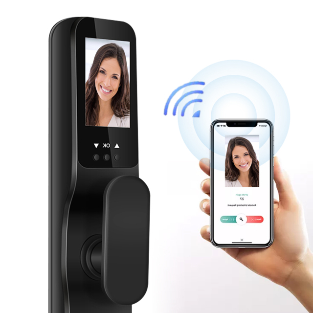 TM-A8 Tuya Wifi 3D Face&Fingprint door lock