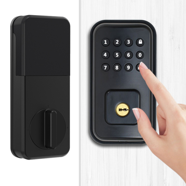 TM-D1 Keyless Entry Single Latch Deadbolt Keypad Digital Smart Lock
