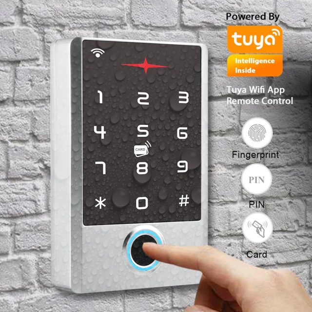 TM-TF3 TUYA IP68 waterproof metal fingerprint access control