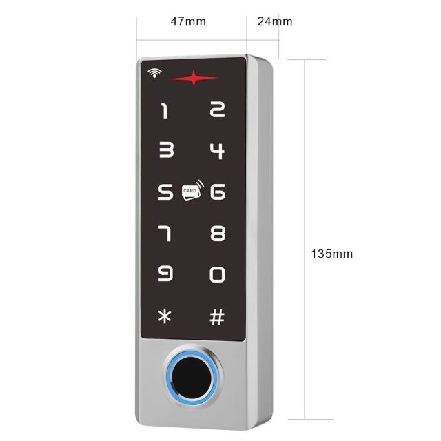 TM-TF2 TUYA IP68 waterproof metal fingerprint access control