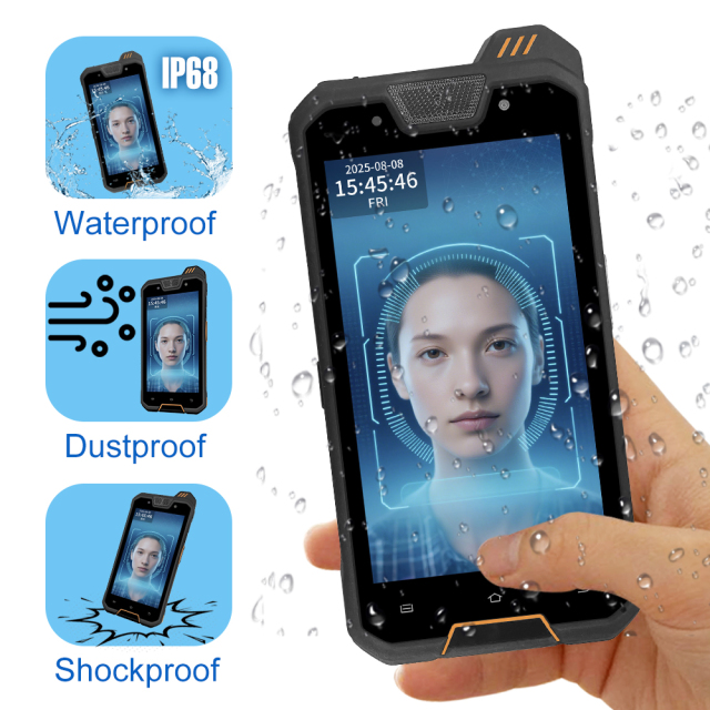 HF6 Handheld Portable Facial Recognition Attendance Terminal