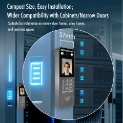AZ802 Self-service Slim Metal Face Recognition Access Control,TIMY – Global Biometric Security Solution Provider Since 2000
