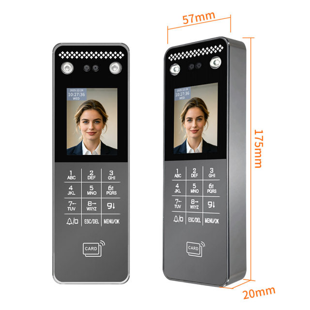 AZ802 Self-service Slim Metal Face Recognition Access Control,TIMY – Global Biometric Security Solution Provider Since 2000