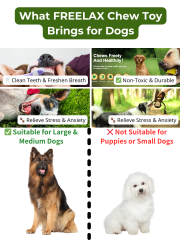 Freelax Dog Toy Gift Box | Eco-Friendly, Durable, and Safe for Your Furry Friend🐶