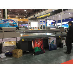 2.5*1.2m Best Price UV Printer Metal Wood Glass Ceramic Printing LED UV Flatbed Printer