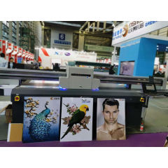 2.5*1.2m Best Price UV Printer Metal Wood Glass Ceramic Printing LED UV Flatbed Printer