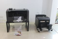 30cm Mini Desktop White Ink Printer Heat Transfer DTF Pet Film Printer Direct to Film With Powder and Dryer DTF Printer