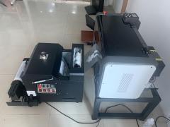 30cm Mini Desktop White Ink Printer Heat Transfer DTF Pet Film Printer Direct to Film With Powder and Dryer DTF Printer