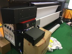 2.2m digital textile printer Epson i3200-A1 2-4pcs print head flag banner fabric printer sublimation printing machine