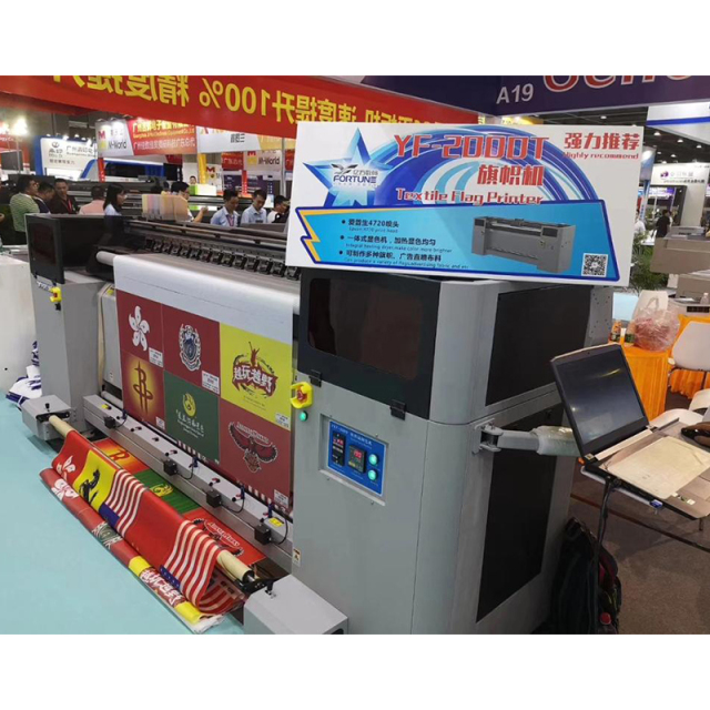 2m DTG printer 2-4 heads i3200 digital textile flag printer