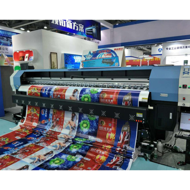 3.2m Inkjet eco solvent printer, digital wallpaper/vinyl sticker/mesh printing machine