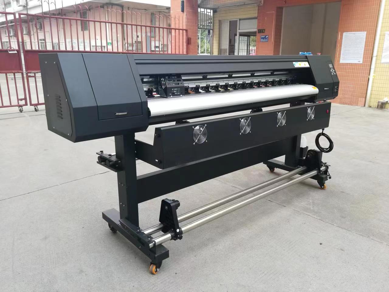1.6m 1.8m large format i3200 XP600 eco solvent printer and cutter vinyl sticker printing machine inkjet eco solvent printer