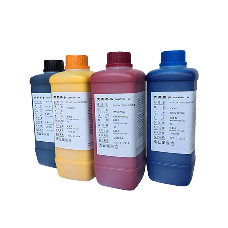 China TUCAN good quality CMYK 4 colorS eco sovent printer ink for DX5/DX7/TX800/XP600/i3200 print head