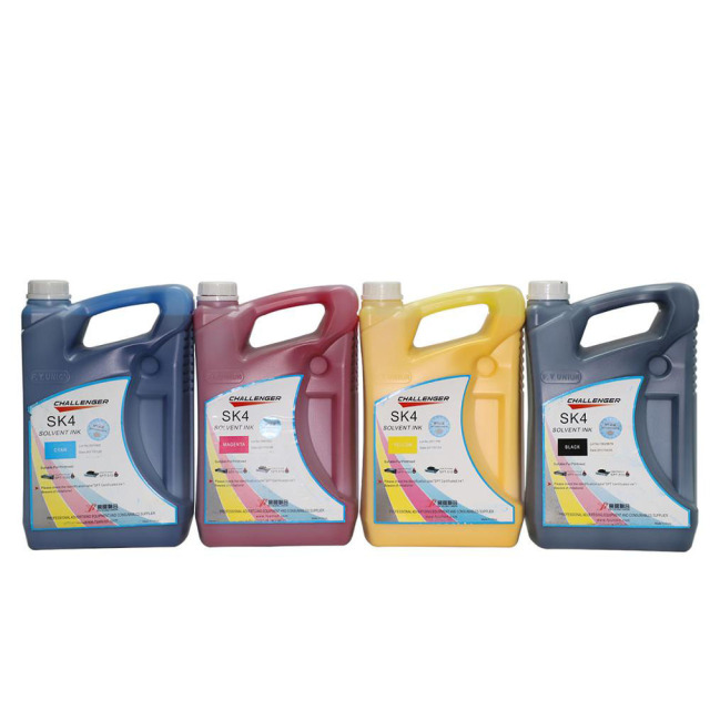 5liters eco-green low smell spt 510 1020 head use original infiniti challenger sk4 solvent ink