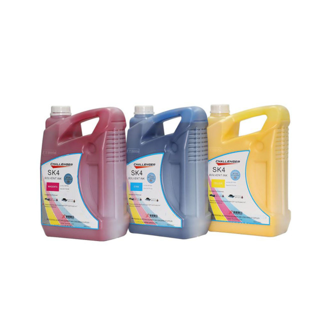 5liters eco-green low smell spt 510 1020 head use original infiniti challenger sk4 solvent ink