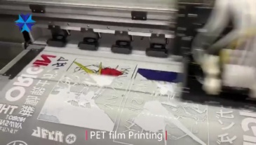 60cm*100cm Digital Inkjet Printing Dtf Pet Film Roll 75U Thickness Single-sided Release PET Roll Hot Peel Film