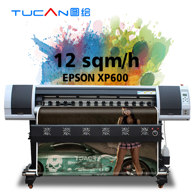 Large format 1600mm eco solvent printer with dx5 i3200 head for leather ...