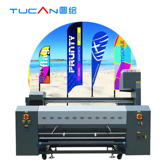 Flag printer 1.3m1.8m 3.2m Digital Sublimation Printing Machine Flag Printer Teardrop Flag Printing