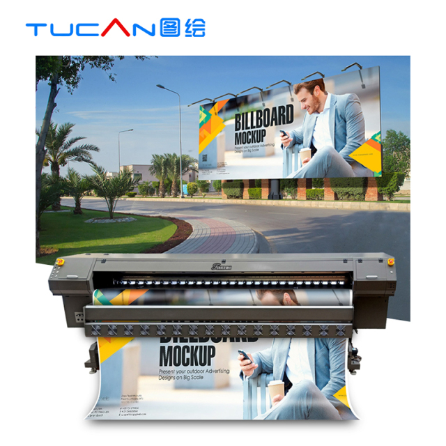 3.2m digital printer 10ft 10 feet konica 512i 1024i printhead outdoor flex banner large format flora solvent printer