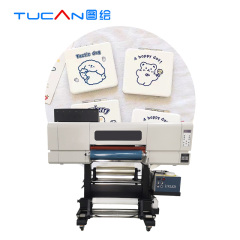 60cm UV DTF Printer sticker transfer printer UV printing machine A B film printing and laminating