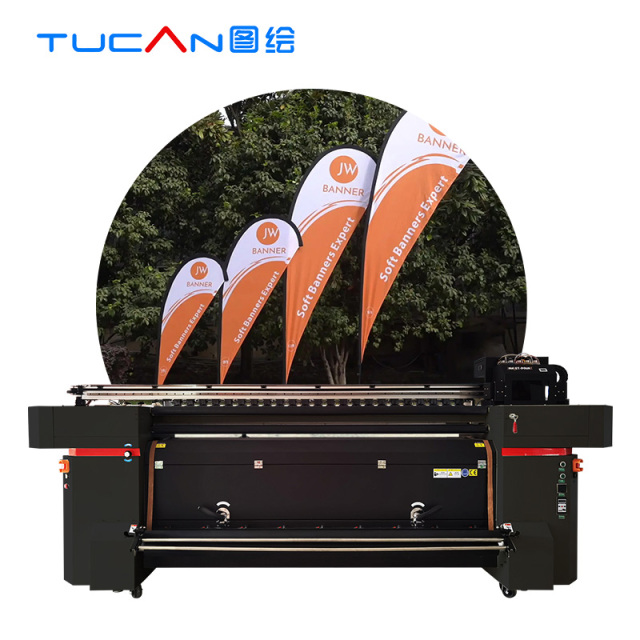 2.2m digital textile printer Epson i3200-A1 2-4pcs print head flag banner fabric printer sublimation printing machine