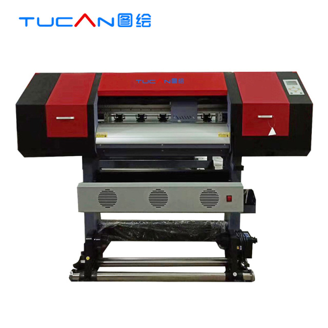 24 inches high quality printing machine 0.6m small sub printer with DX5 XP600 5113 printhead for ads Adhesive Sticker vinyl