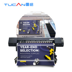 1.6m 1.8m large format i3200 XP600 eco solvent printer and cutter vinyl sticker printing machine inkjet eco solvent printer