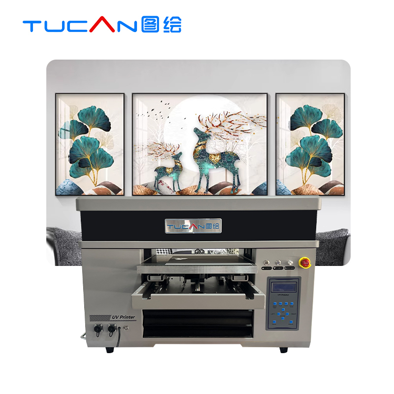 4060 UV 2 heads Epson XP600 One machine three functions multi use UV flatbed printer UV DTF printer Cylinder printer
