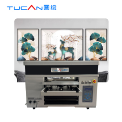 4060 UV 2 heads Epson XP600 One machine three functions multi use UV flatbed printer UV DTF printer Cylinder printer