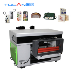 4060 UV 2 heads Epson XP600 One machine three functions multi use UV flatbed printer UV DTF printer Cylinder printer