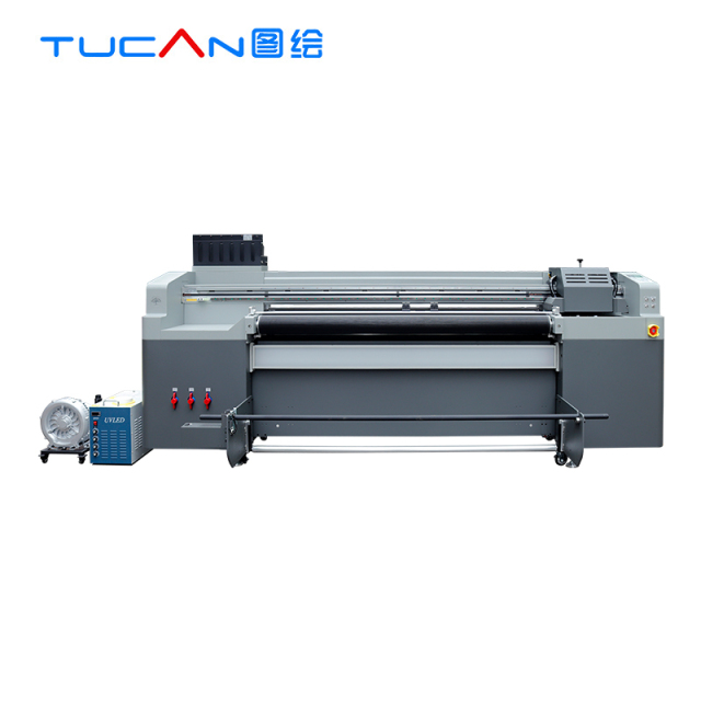 1.8m hybrid printer flatbed and roll to roll printing 2 in 1