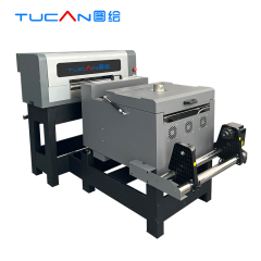 Tucan good quality with affordable price A2 42cm DTF Printing Machine with 2 head xp600 printer for all fabric