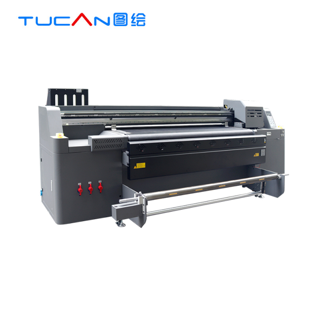 1.8m hybrid printer flatbed and roll to roll printing 2 in 1