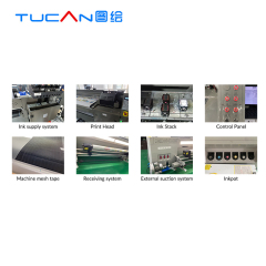 1.8m hybrid printer flatbed and roll to roll printing 2 in 1