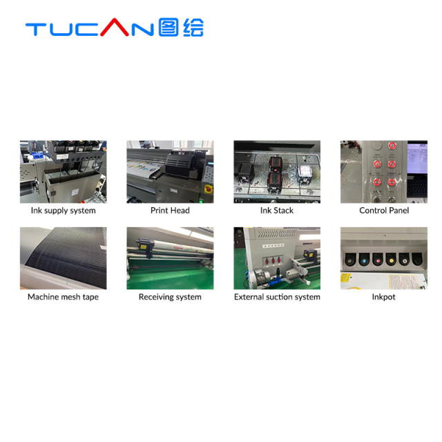 1.8m hybrid printer flatbed and roll to roll printing 2 in 1