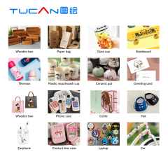 30cm uv dtf printer with laminator using 2-3 Epson xp600 printhead cmyk white varnish full colors