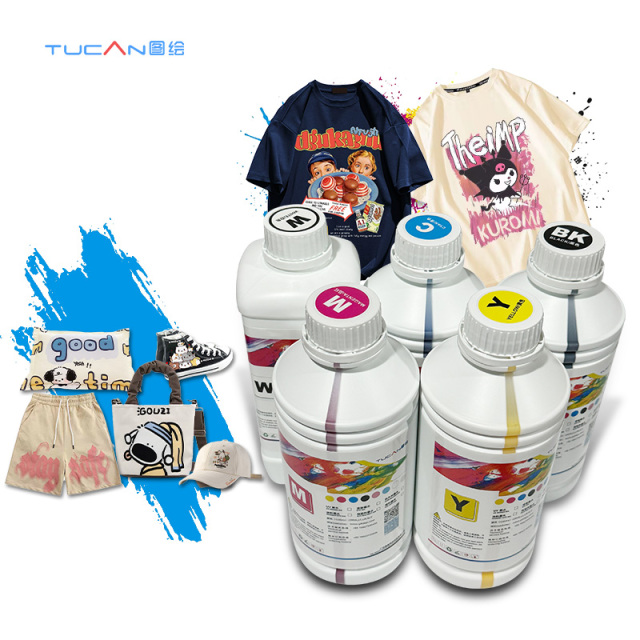 Hot sale Textile DTF Pigment Ink 1000ml Digital Heat Transfer Pigment dtf ink