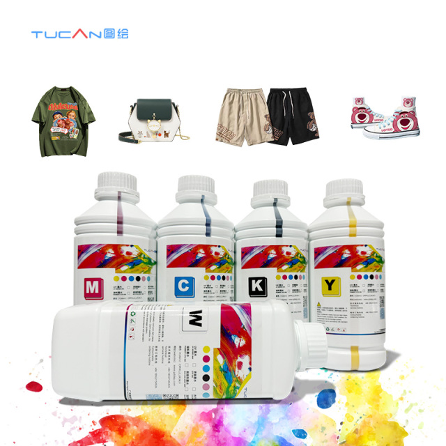 Hot sale Textile DTF Pigment Ink 1000ml Digital Heat Transfer Pigment dtf ink