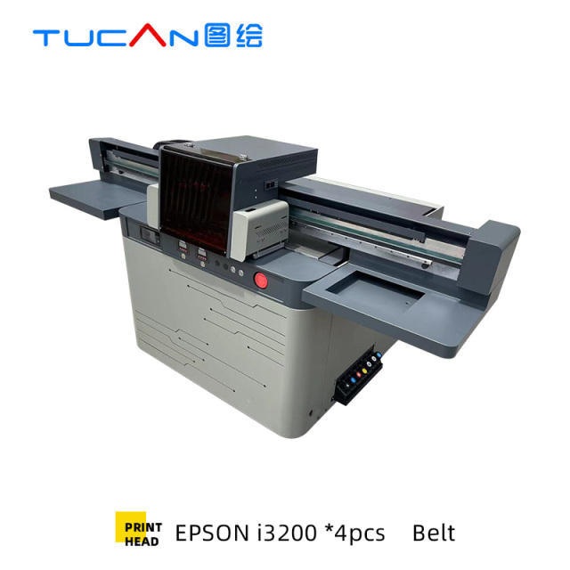 Most popular widely used Epson i3200-U1 print head 9060 UV printer on all flat and cylinder items for customized printing