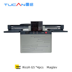 Maglev motor Ricoh G5 print head 9060 large format uv printer PVC Card Bottle Golf Led UV DTF Flatbed Printer