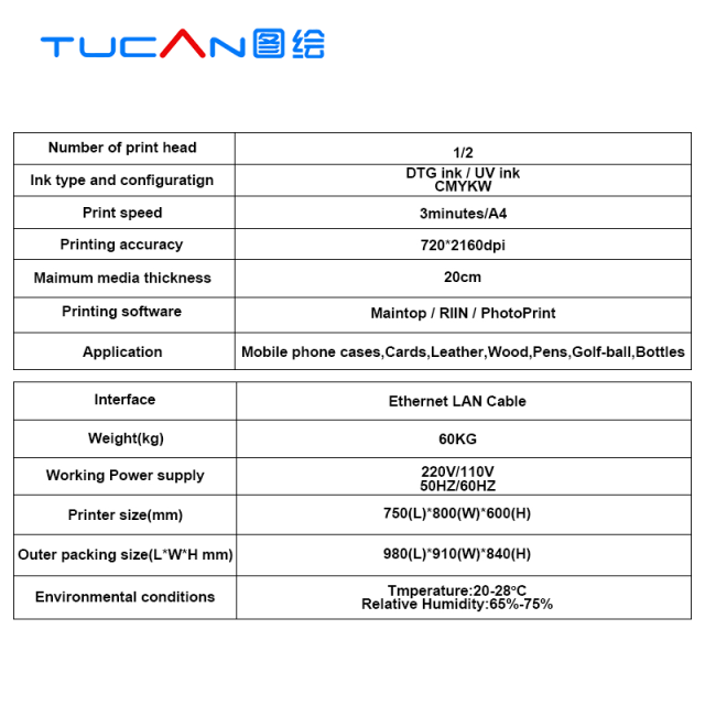 A3 UV Flatbed Printer XP600 Print head 3360 desktop Size UV printer
