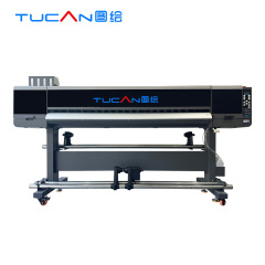 Tucan 1.6m 1.8m 1.9m high speed eco solvent printer XP600/i3200/i1600 double head flex banner vinyl printer